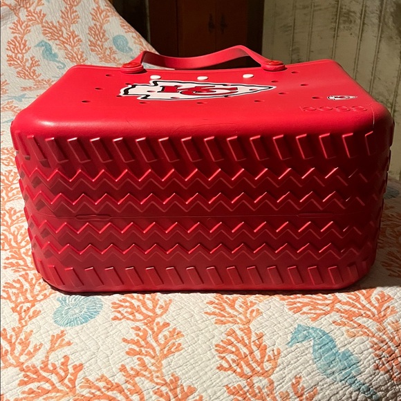 Red NFL Kansas City Chiefs Bogg Bag! Large Bogg Bag! Brand new! - Picture 4 of 8